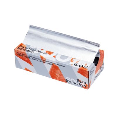 Gesunde Küche Silber Pop Up Aluminiumfolie mit weichen Temperament und langlebigen Design