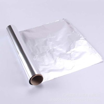 Frische 99 mt 100% recycelbare Silber-Aluminium-Küchenfolie Roll perfekt für Lebensmittelverpackungen