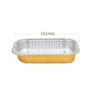 Verdickte Runde Folie Pfanne Aluminiumfolie Schüssel für Lebensmittel-Grad im Auftrag dienen