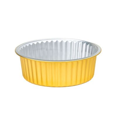 Einwegverpackungsbehälter für Lebensmittel mit einer Kapazität von 3000 ml und stapelbarer Aluminiumfolie