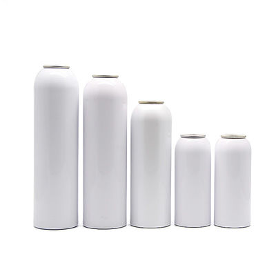 angepasste weiße Aluminium-Aerosolkanne für chemische Industrie-Metallverpackungen