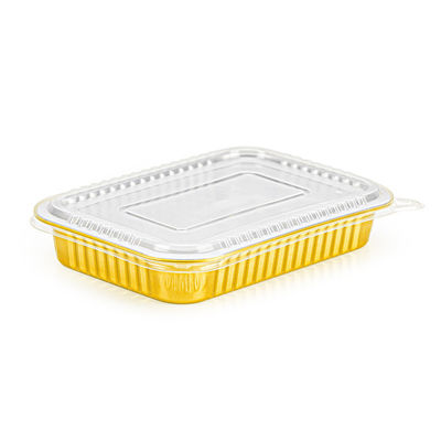 Individuelle Formen 600 ml Aluminiumfolie Kuchenpannen 10 Pack 20 Pack 50 Pack für Lebensmittel