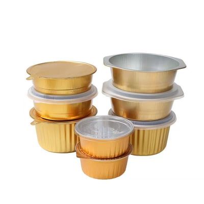 Zusammengestellte Formen 7/8/9 Zoll Haushalts- und Bäckerei 100 Packung Schwerlast-Aluminiumfolie-Pannen