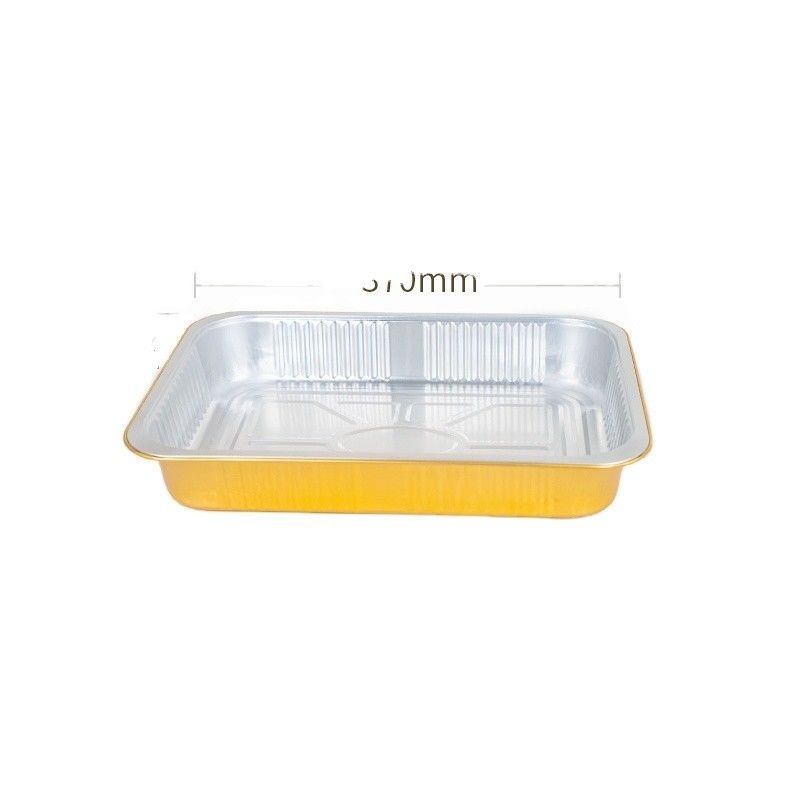 Bestellung auf Wunsch akzeptiert Umweltschonend Einweg- 4670ml Aluminiumfolie-Tray für Restaurant